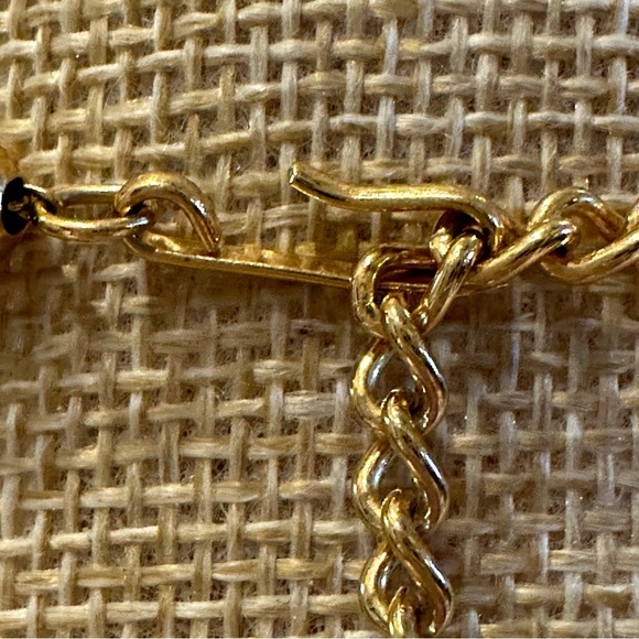 Vintage Napier Necklace- shiny gold tone ball beads, collar length - Picture 10 of 12